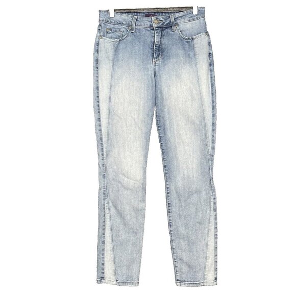 NYDJ Jeans Womens 6 Blue Legging Light Wash Cotton Stretch‎ Blend Mid Rise Denim - Picture 1 of 16
